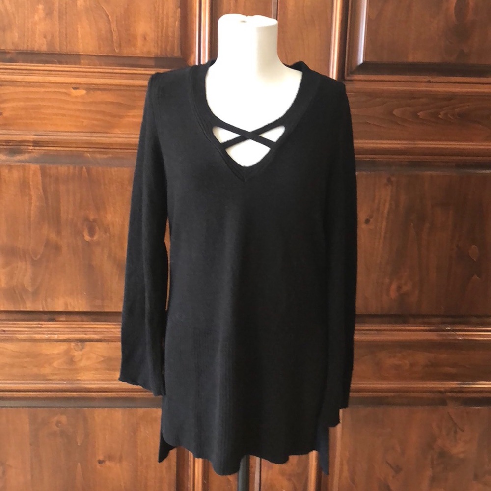 Free People Black Sweater